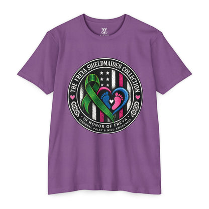 Shieldmaiden Tribute T-Shirt — 'The Freya Shieldmaiden Collection' Memorial Design