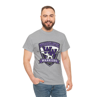 Woodhaven Warriors Soccer T-Shirt — Crest Logo Youth & Adult Team Tee