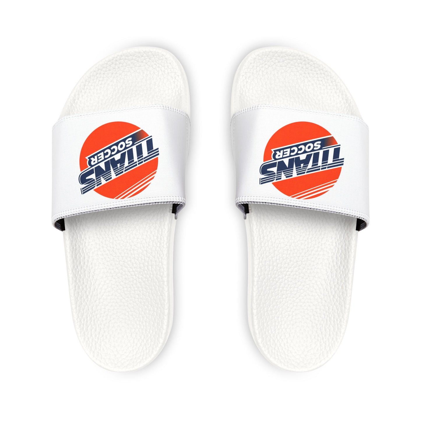 Women's Soccer Slide Sandals — Titans Logo Removable Strap