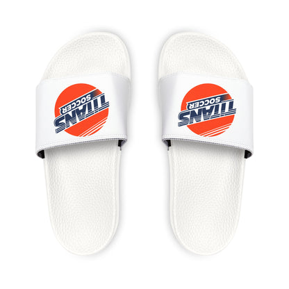 Women's Soccer Slide Sandals — Titans Logo Removable Strap