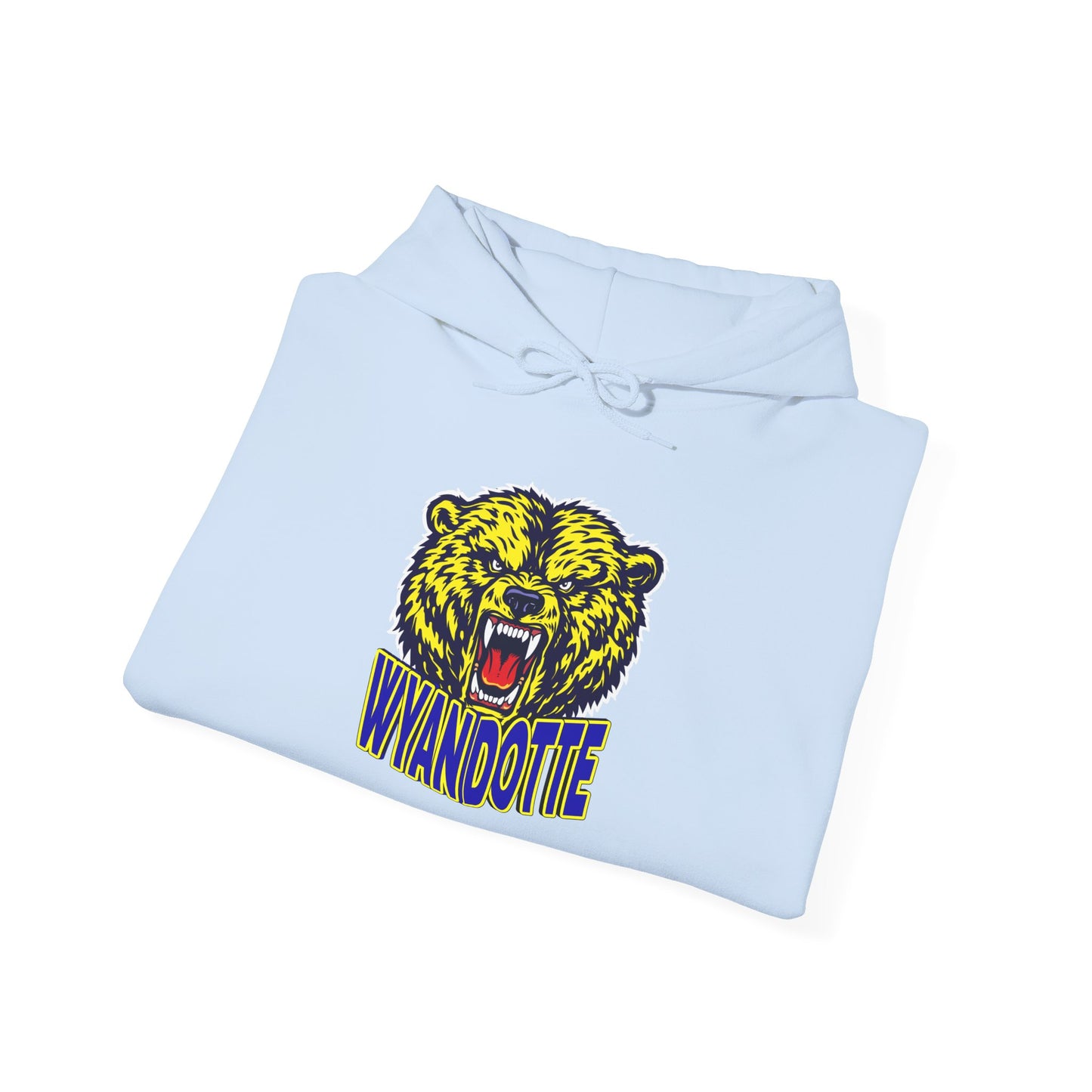 Wyandotte Roaring Bear Hoodie — Vintage Mascot Sweatshirt