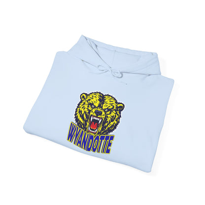 Wyandotte Roaring Bear Hoodie — Vintage Mascot Sweatshirt