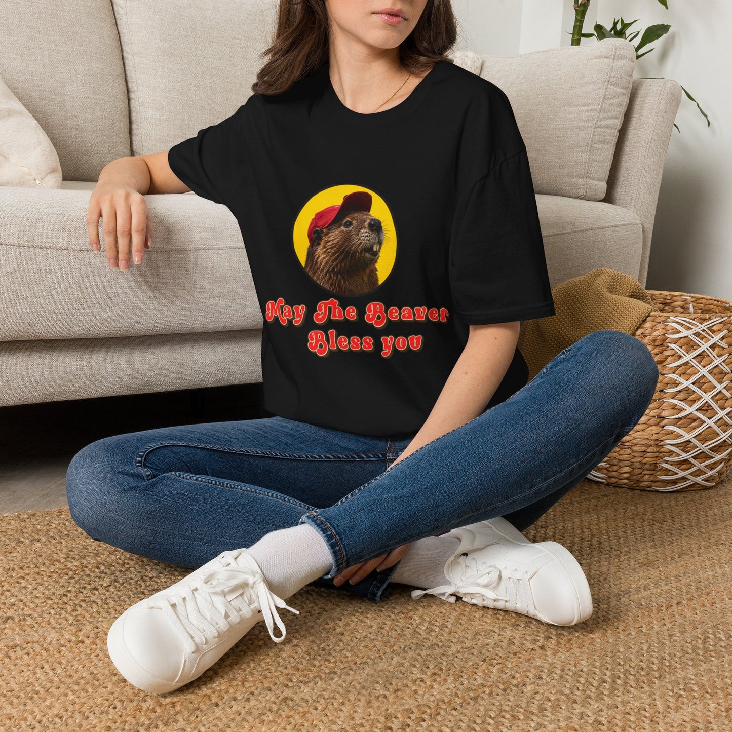 "May the Beaver Bless You" Graphic T-Shirt