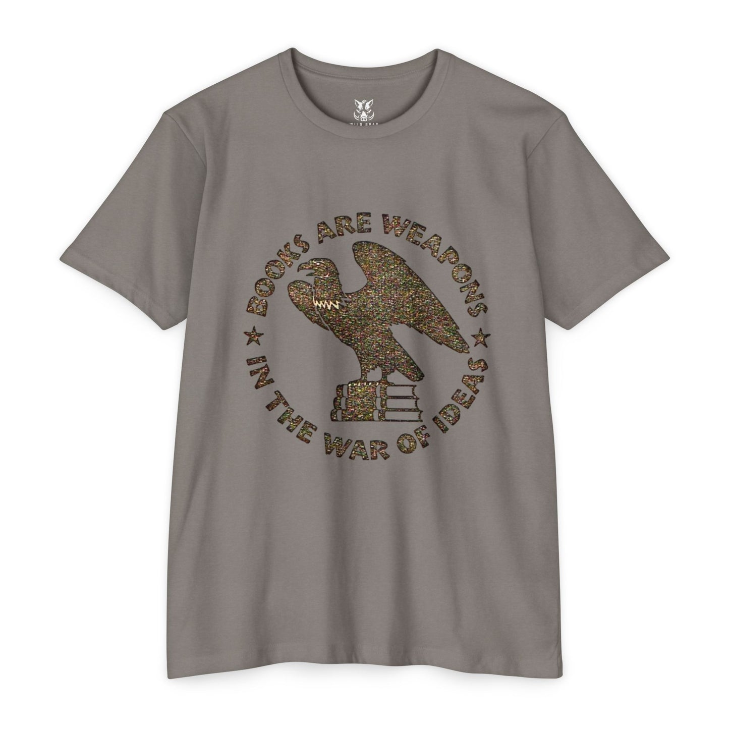 Books Are Weapons T‑Shirt — Vintage Eagle & Books Graphic Tee