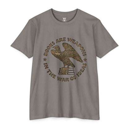 Books Are Weapons T‑Shirt — Vintage Eagle & Books Graphic Tee