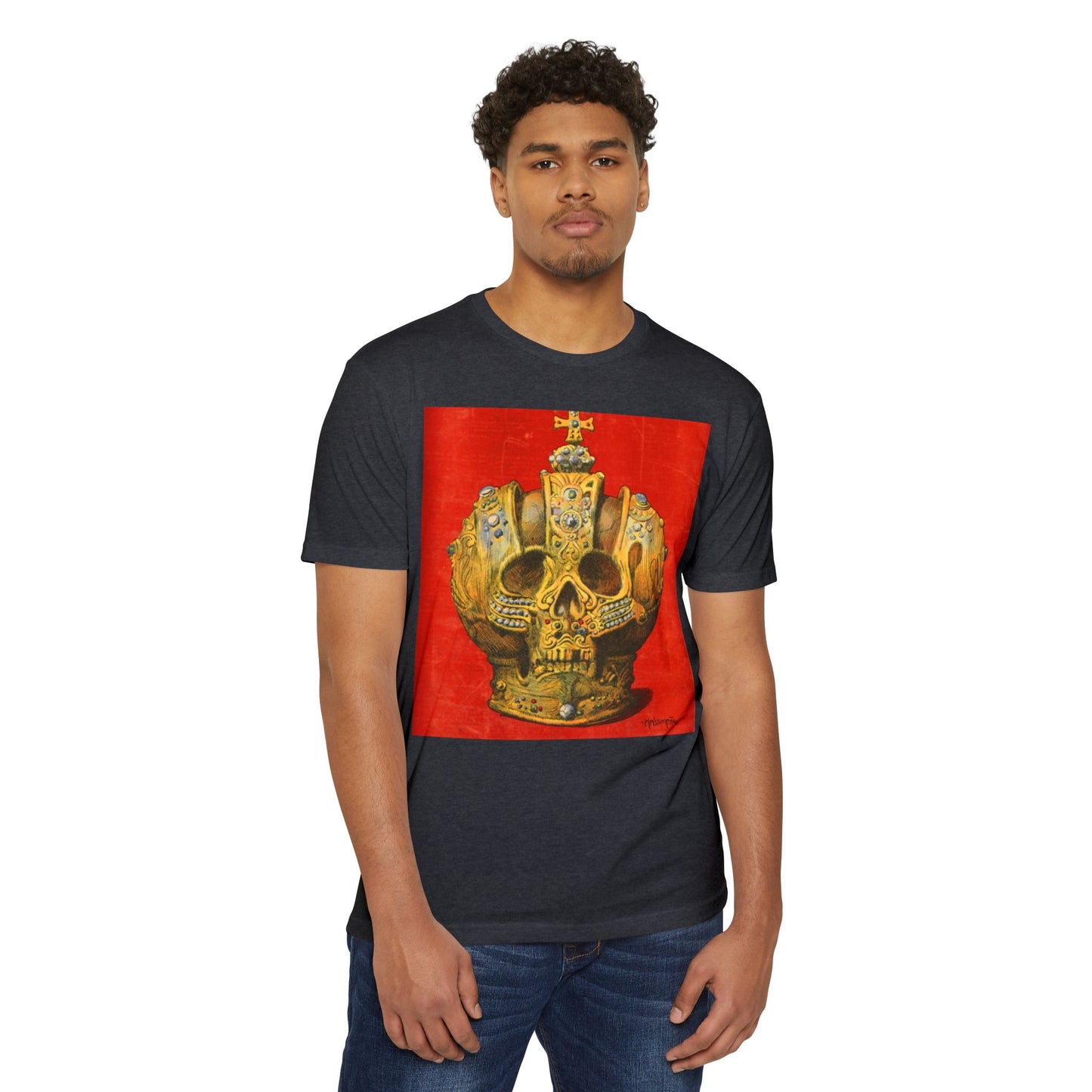 Skull Crown T-Shirt — Gothic Royalty Graphic Tee