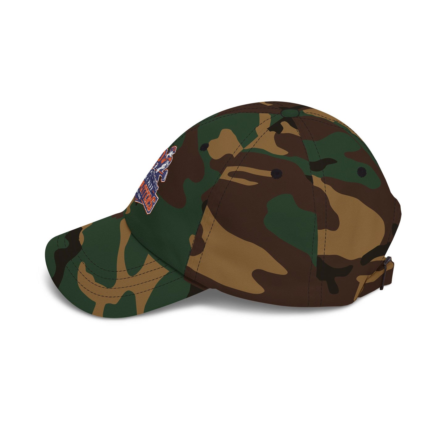 Camo Dad Cap — Lincoln Park Railplitters Vintage Logo